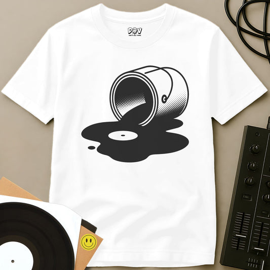 Vinyl Spill T-Shirt White / S Vinyl Spill T-Shirt