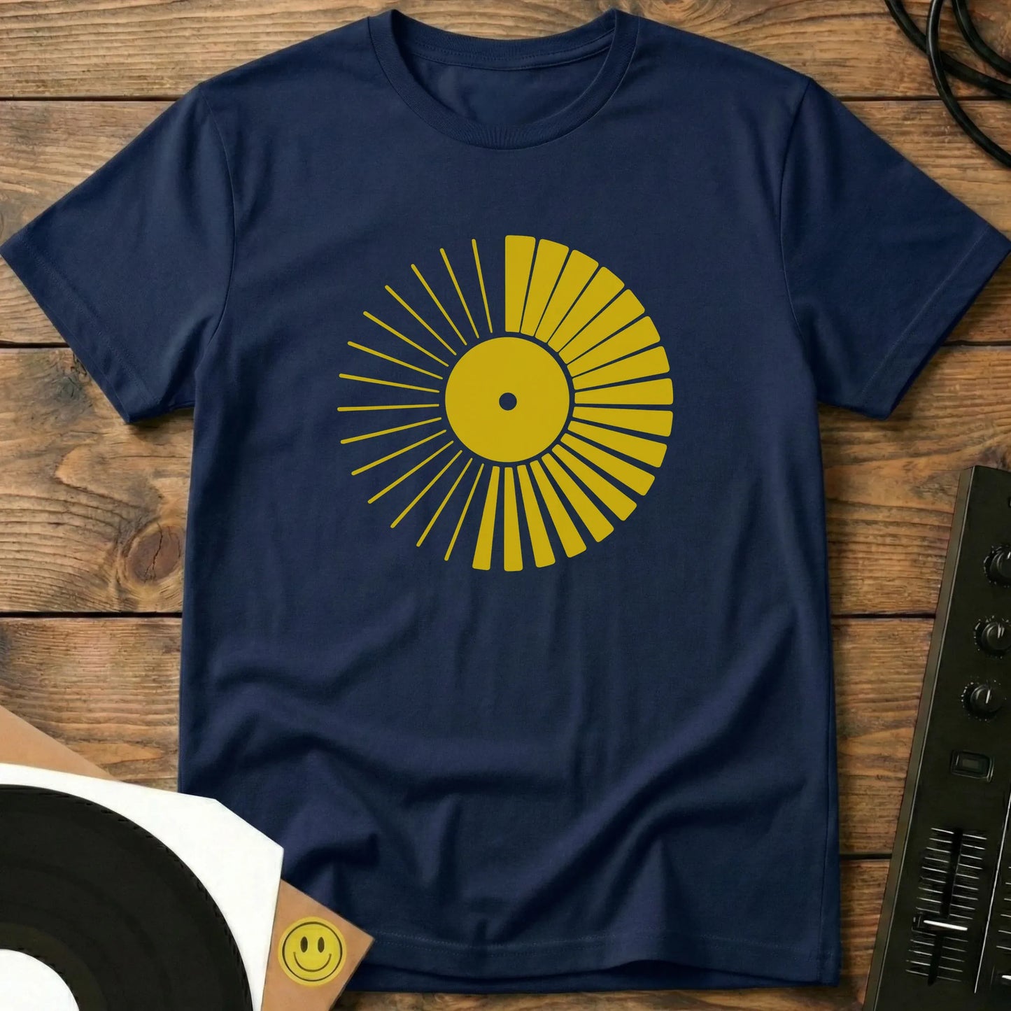 Vinyl Sunshine T-Shirt Navy / S Vinyl Sunshine T-Shirt