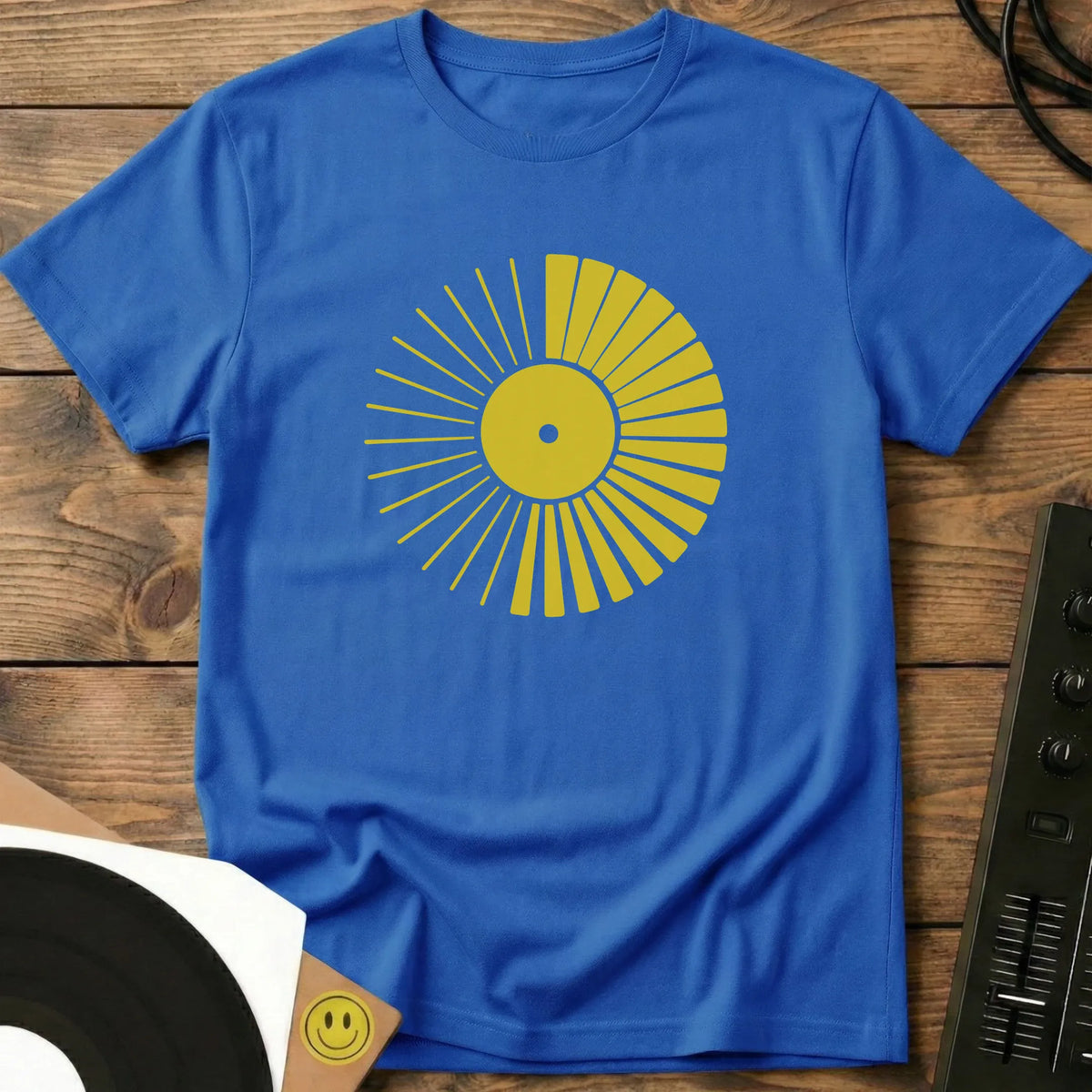 Vinyl Sunshine T-Shirt Royal / S Vinyl Sunshine T-Shirt