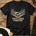 Vinyl Vibes Forever T-Shirt Black / S Vinyl Vibes Forever T-Shirt