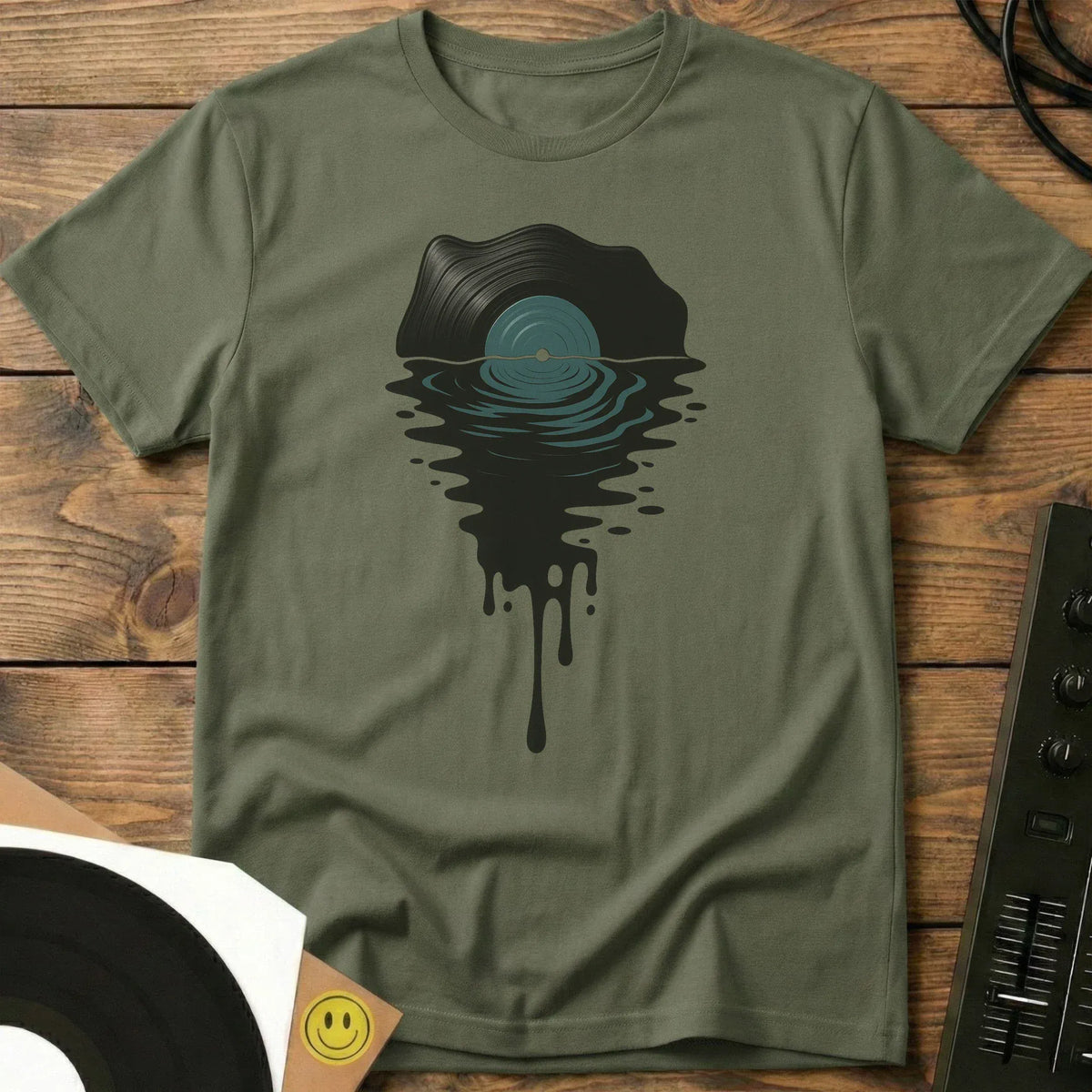 Vinyl Viscosity T-Shirt Military Green / S Vinyl Viscosity T-Shirt