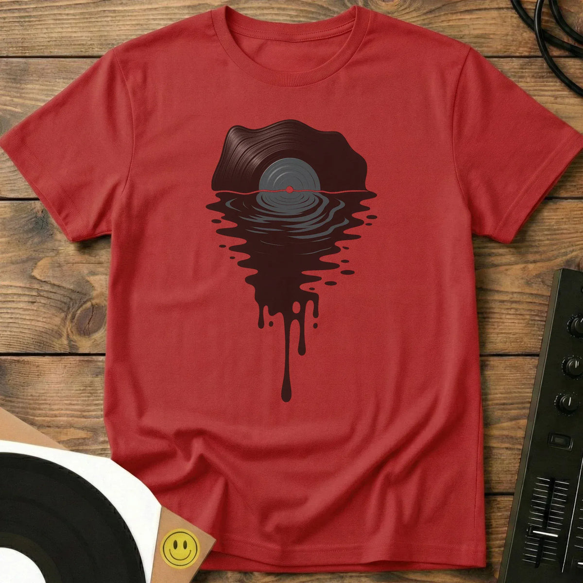 Vinyl Viscosity T-Shirt Red / S Vinyl Viscosity T-Shirt