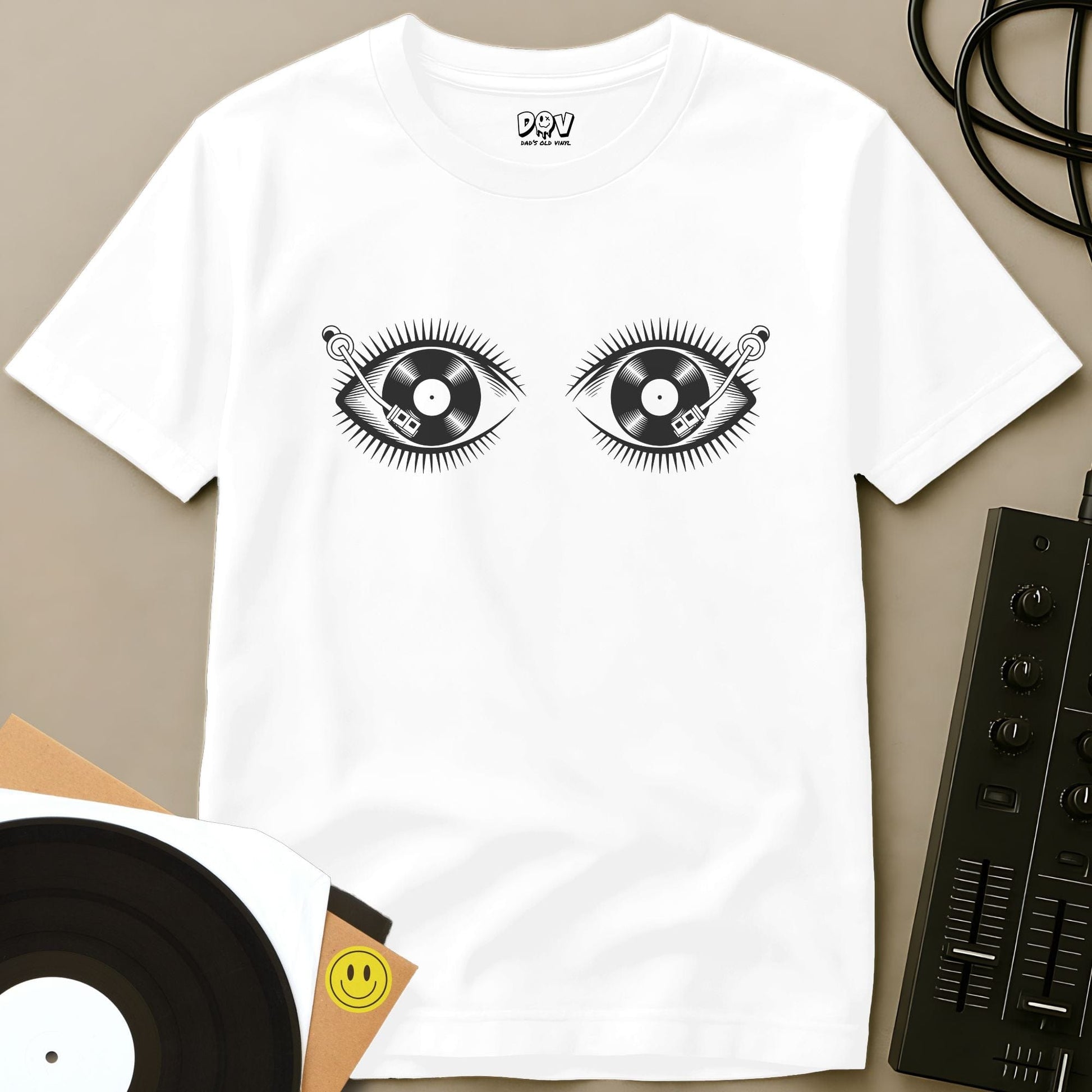 Vinyl Vision T-Shirt White / S Vinyl Vision T-Shirt