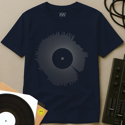 Vinyl Visualizer 2 T-Shirt Navy / S Vinyl Visualizer 2 T-Shirt
