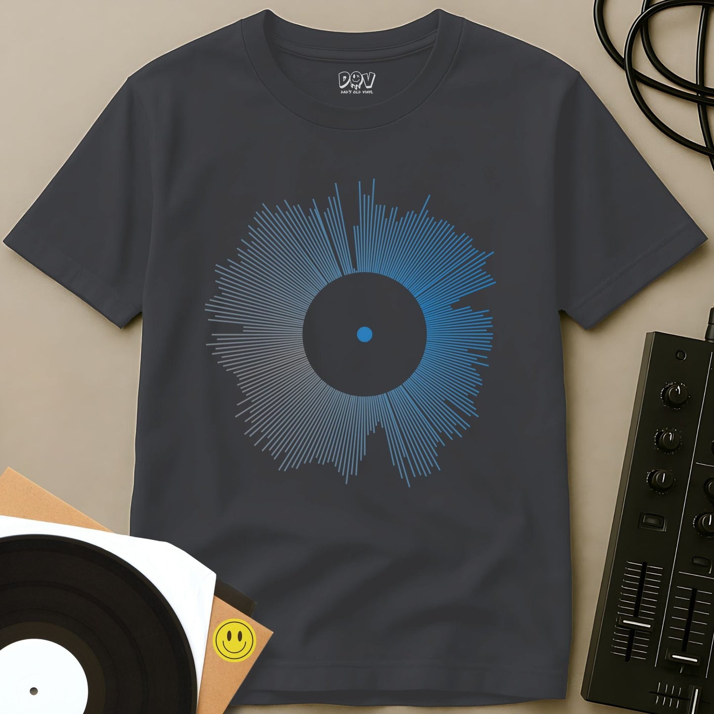 Vinyl Visualizer T-Shirt Charcoal / S Vinyl Visualizer T-Shirt