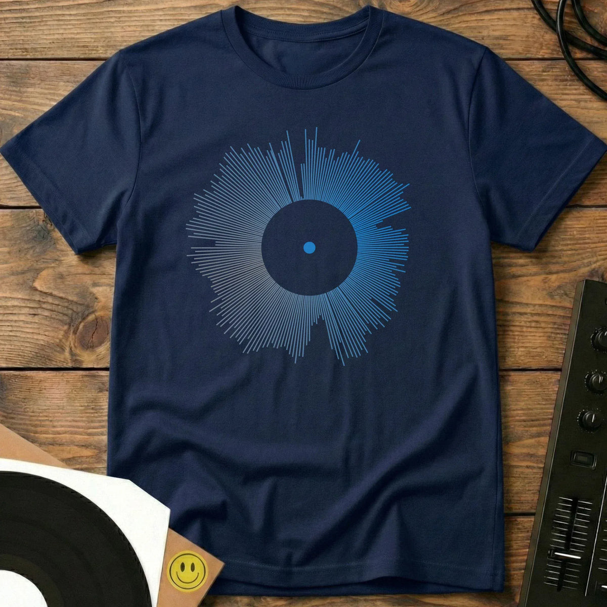 Vinyl Visualizer T-Shirt Navy / S Vinyl Visualizer T-Shirt