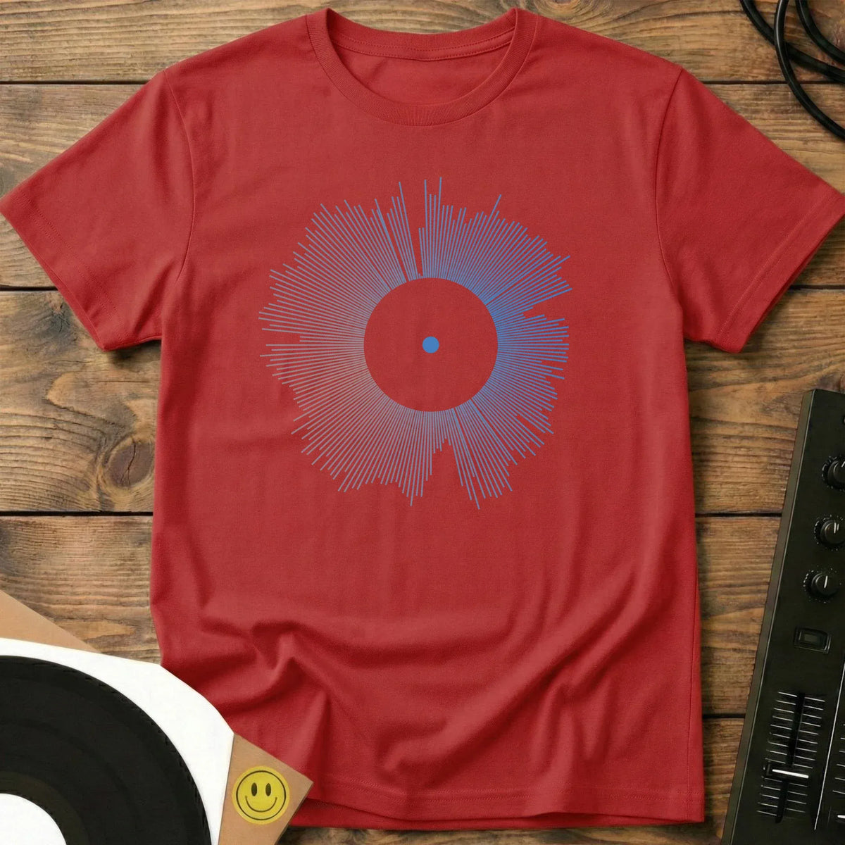 Vinyl Visualizer T-Shirt Red / S Vinyl Visualizer T-Shirt