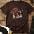 Vinyl Vortex T-Shirt Dark Chocolate / S Vinyl Vortex T-Shirt
