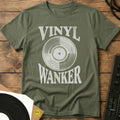 Vinyl Wanker T-Shirt Military Green / S Vinyl Wanker T-Shirt