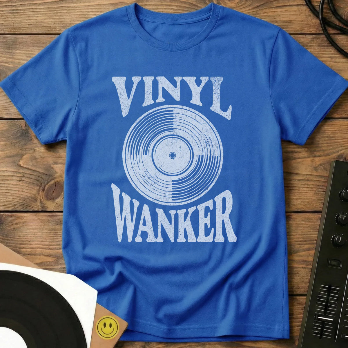 Vinyl Wanker T-Shirt Royal / S Vinyl Wanker T-Shirt