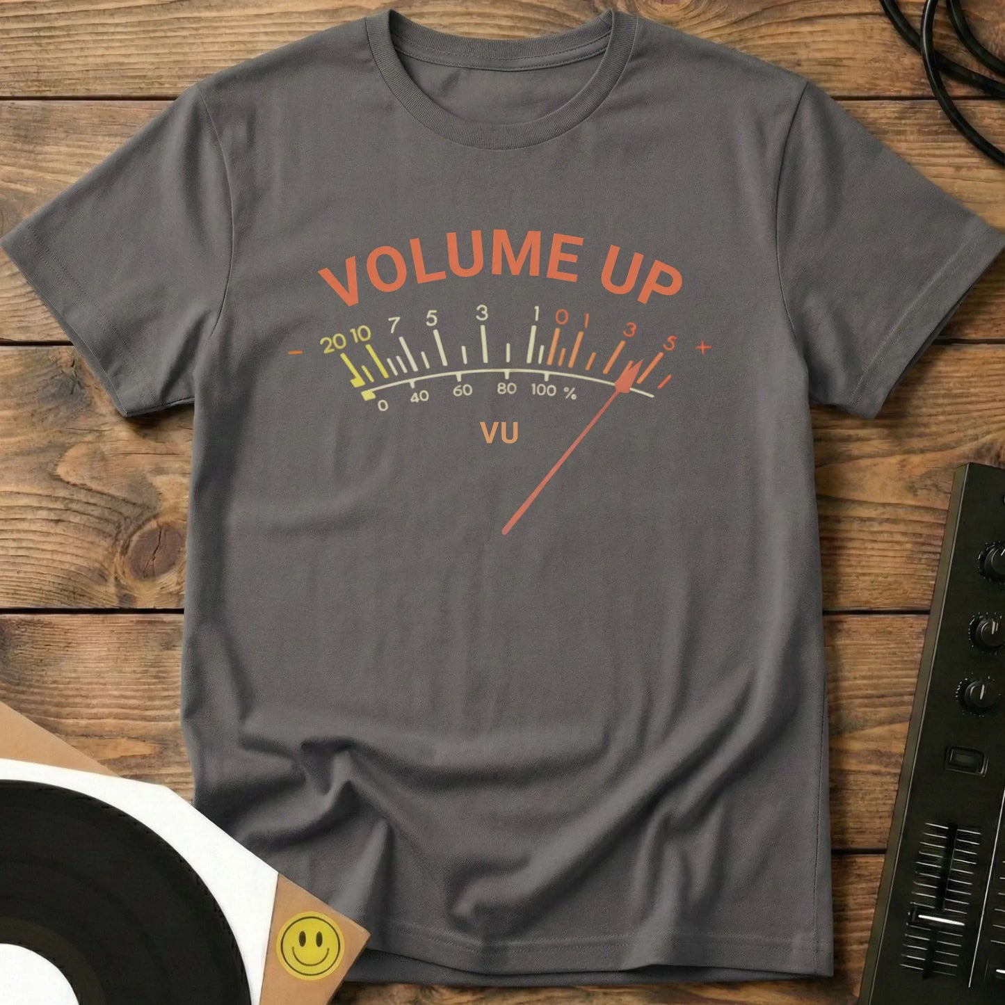 Volume Up T-Shirt Charcoal / S Volume Up T-Shirt