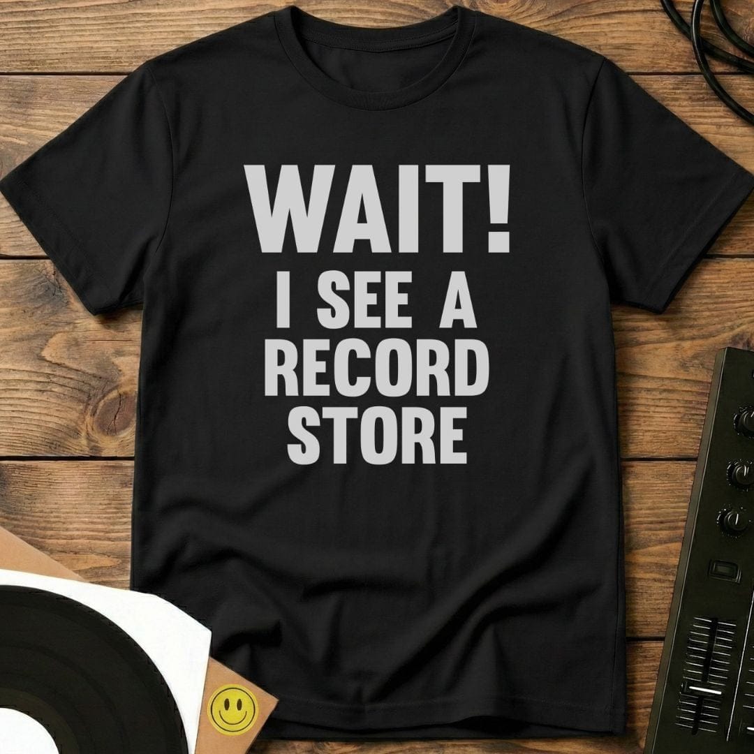 Wait! T-Shirt Black / S Wait! T-Shirt