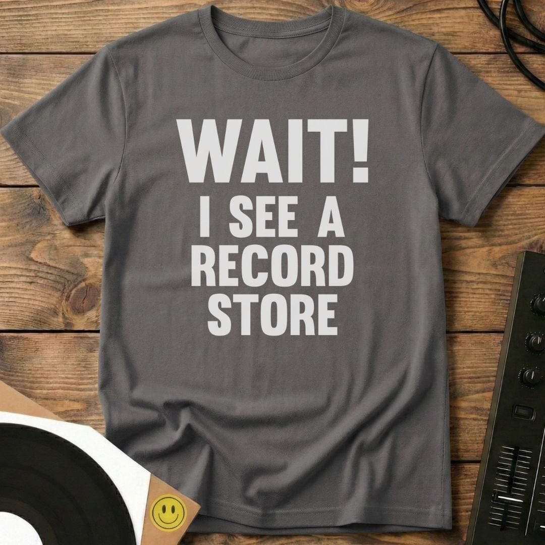 Wait! T-Shirt Charcoal / S Wait! T-Shirt