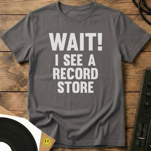 Wait! T-Shirt Charcoal / S Wait! T-Shirt