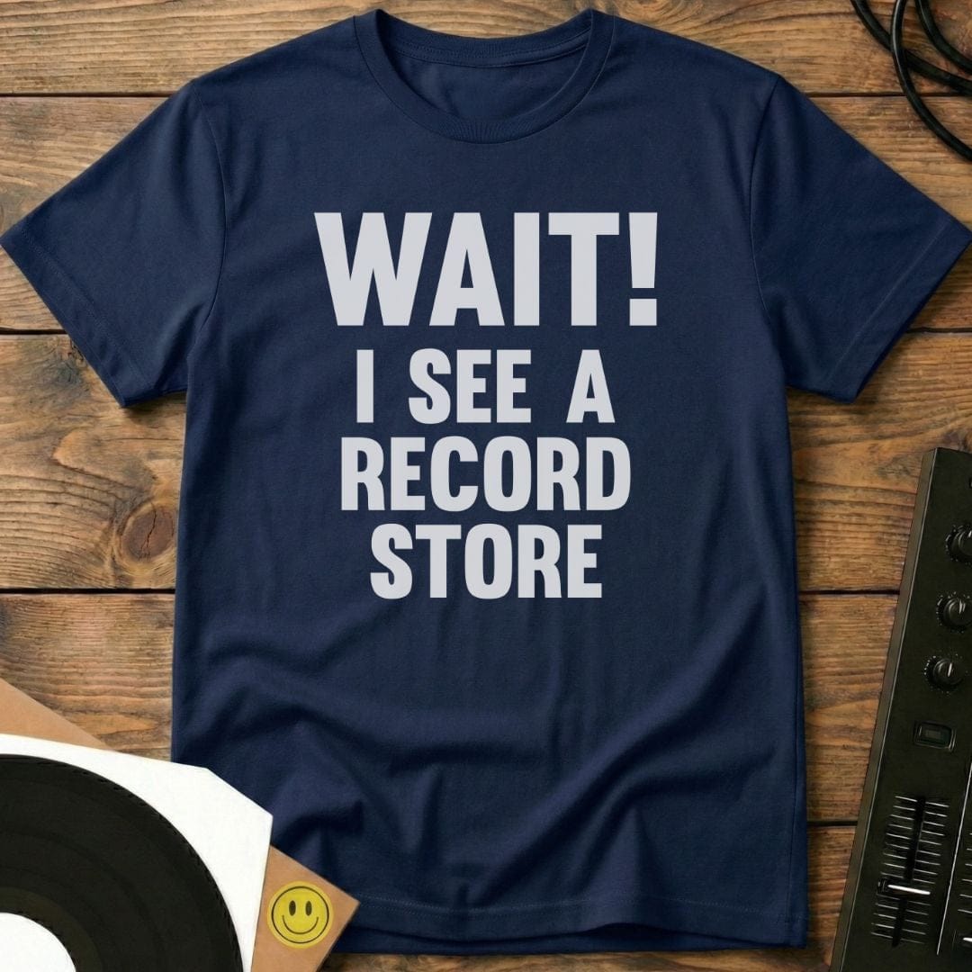 Wait! T-Shirt Navy / S Wait! T-Shirt