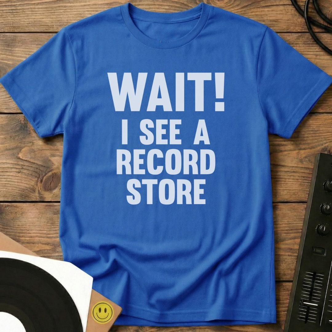 Wait! T-Shirt Royal / S Wait! T-Shirt