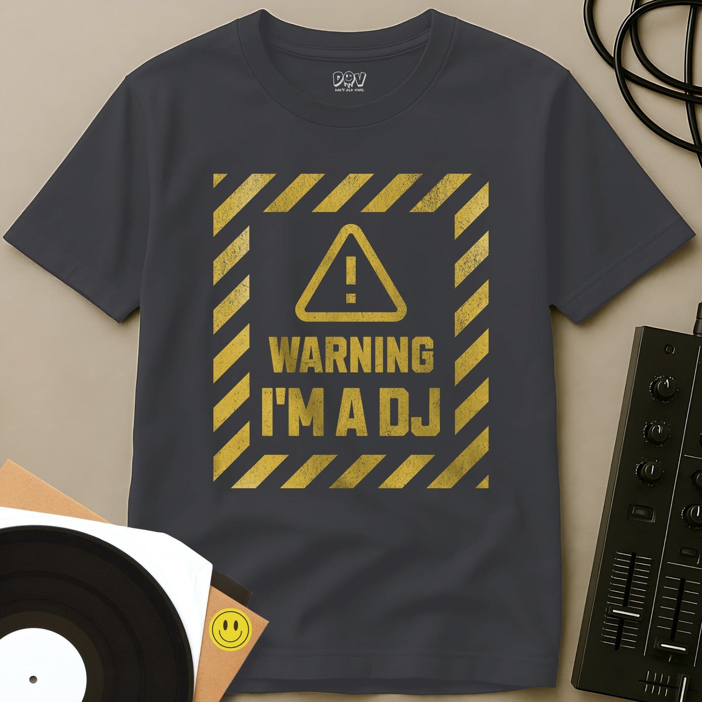 Warning I'm A DJ T-Shirt Charcoal / S Warning I'm A DJ T-Shirt