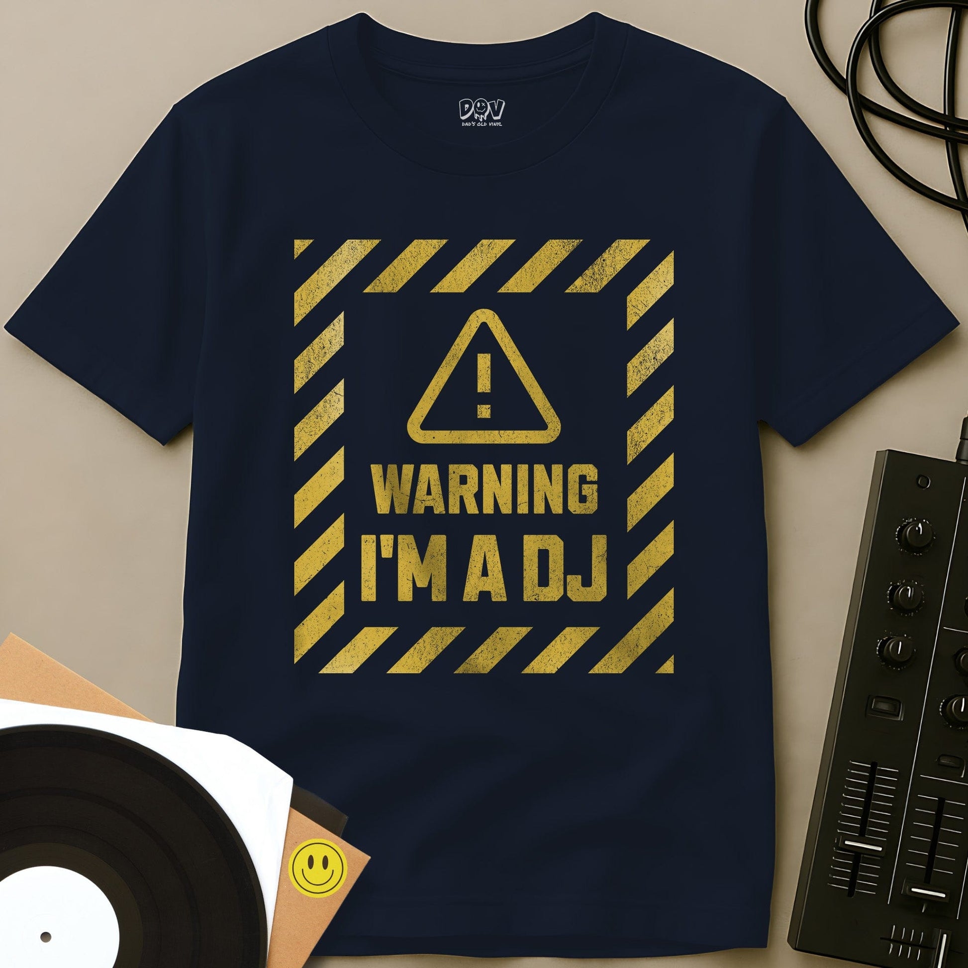 Warning I'm A DJ T-Shirt Navy / S Warning I'm A DJ T-Shirt