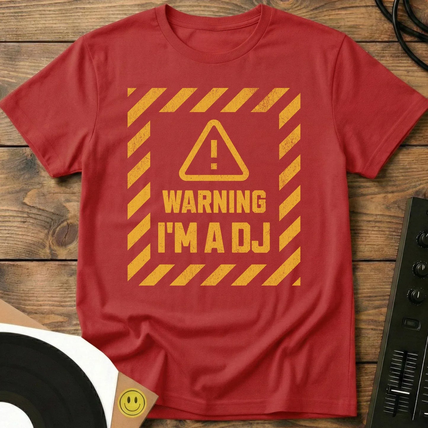 Warning I'm A DJ T-Shirt Red / S Warning I'm A DJ T-Shirt