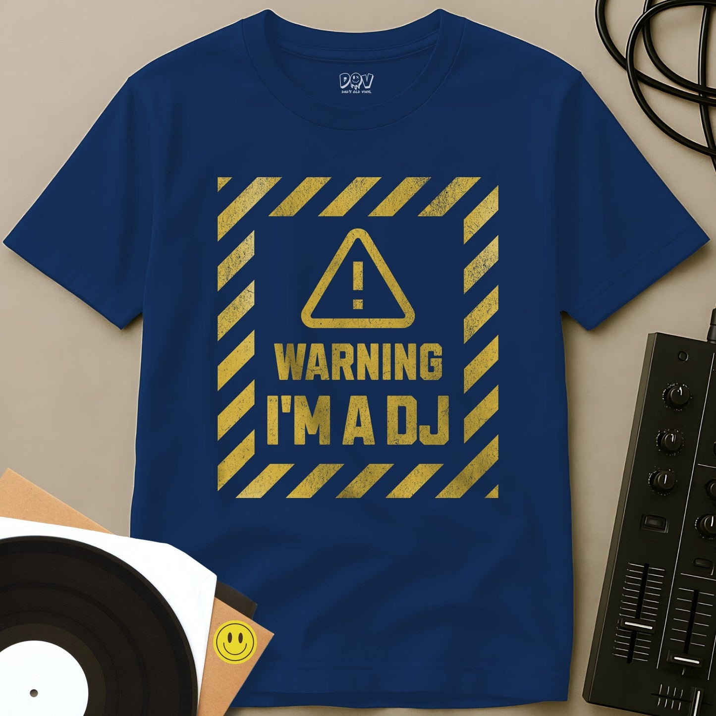 Warning I'm A DJ T-Shirt Royal / S Warning I'm A DJ T-Shirt