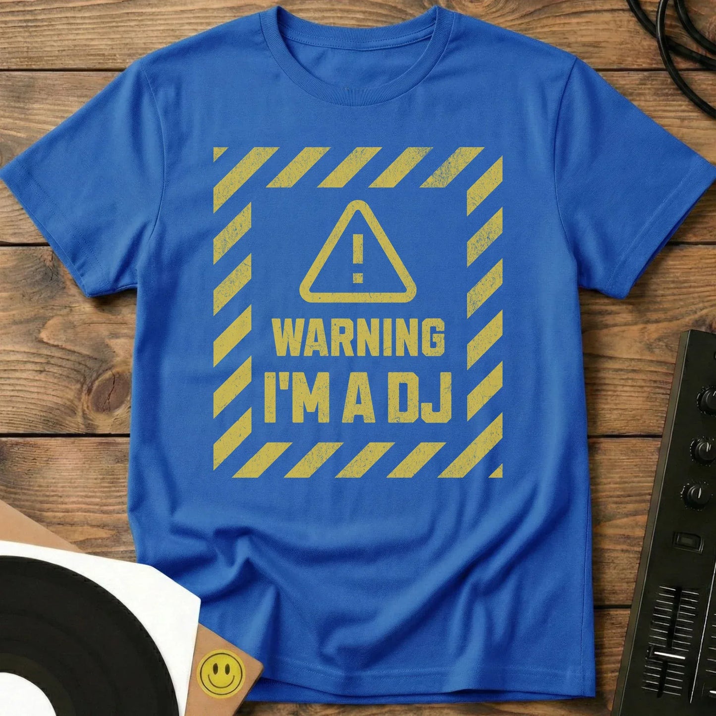 Warning I'm A DJ T-Shirt Royal / S Warning I'm A DJ T-Shirt