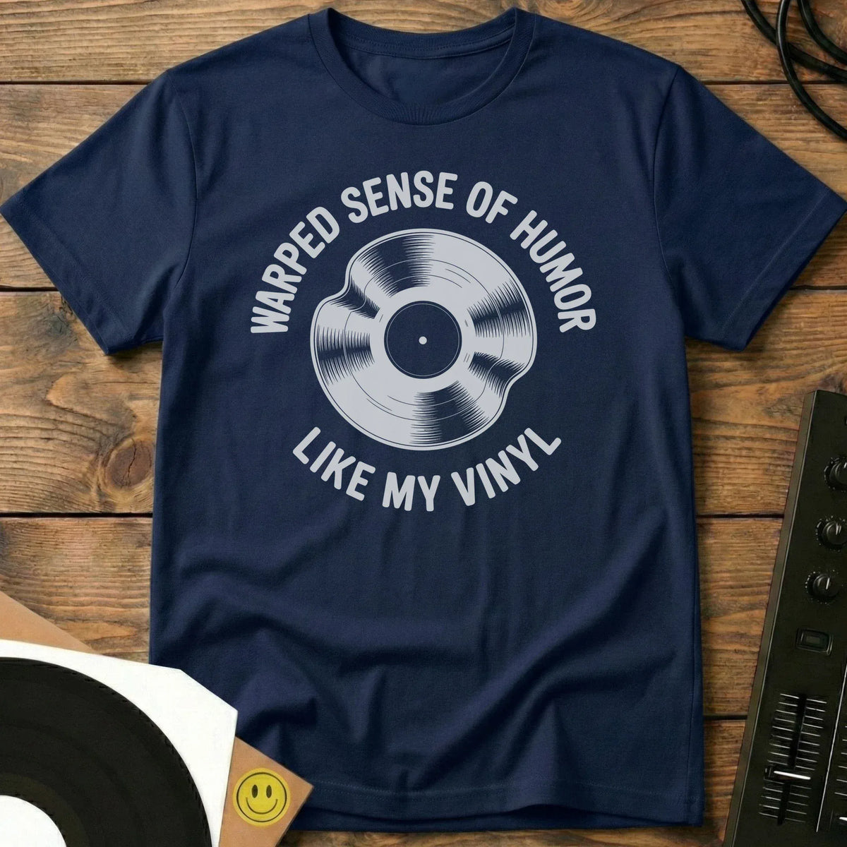 Warped Sense Of Humor T-Shirt Navy / S Warped Sense Of Humor T-Shirt
