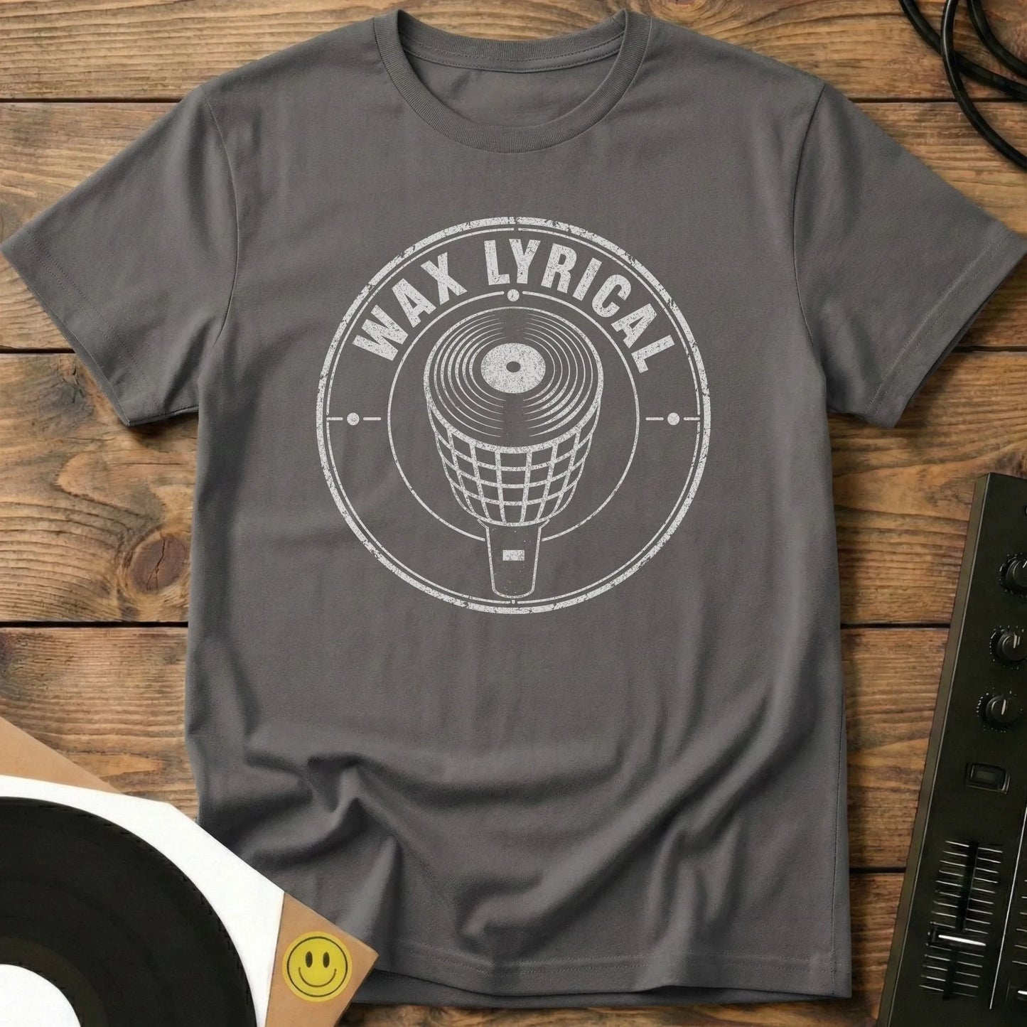 Wax Lyrical White T-Shirt Charcoal / S Wax Lyrical White T-Shirt