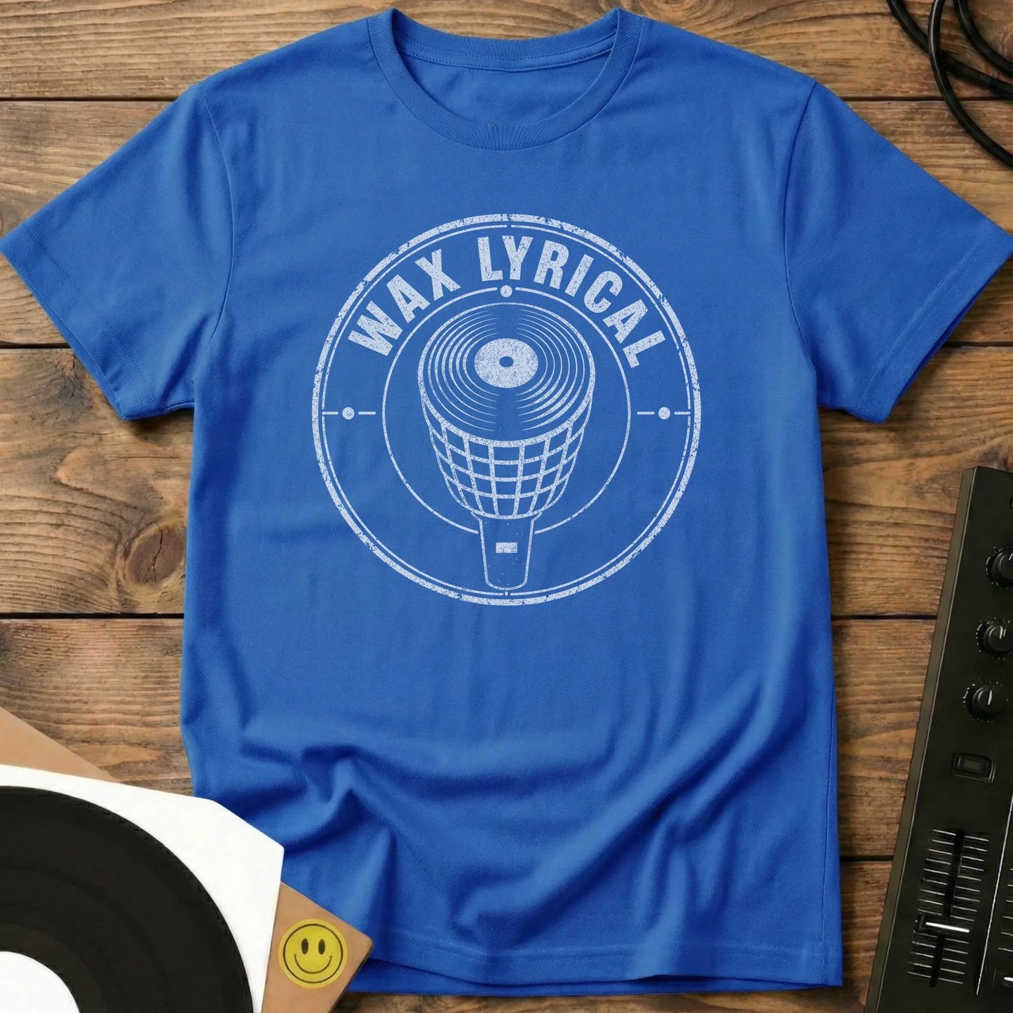 Wax Lyrical White T-Shirt Royal / S Wax Lyrical White T-Shirt