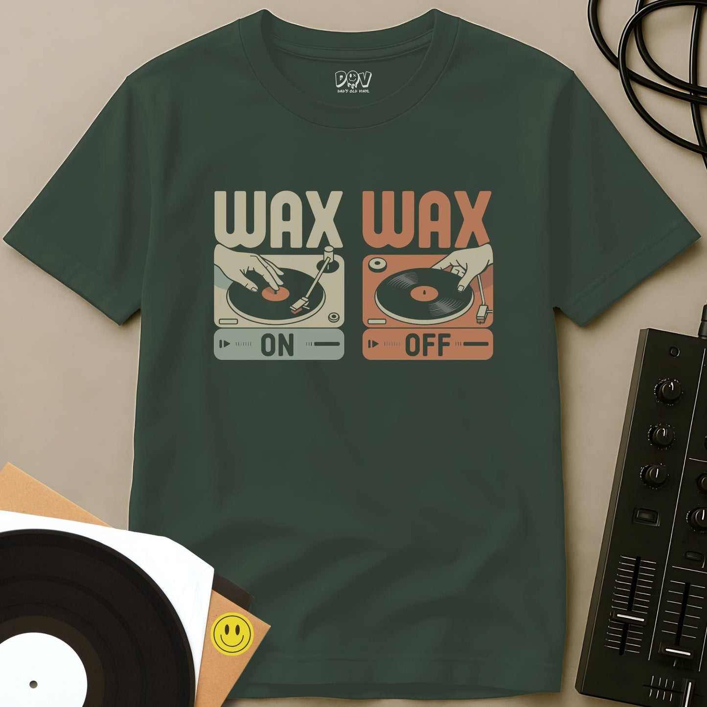 Wax On Wax Off T-Shirt Military Green / S Wax On Wax Off T-Shirt