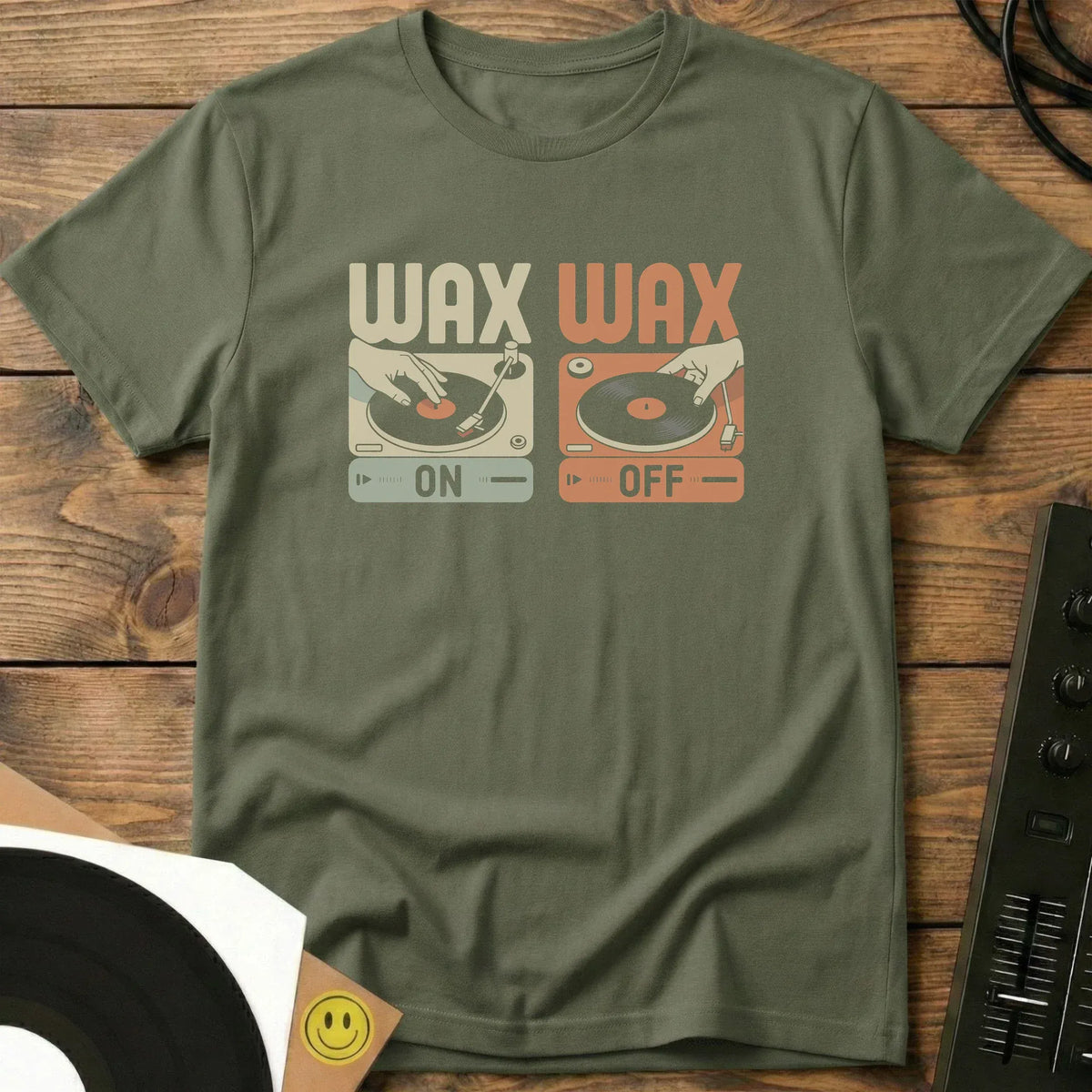 Wax On Wax Off T-Shirt Military Green / S Wax On Wax Off T-Shirt