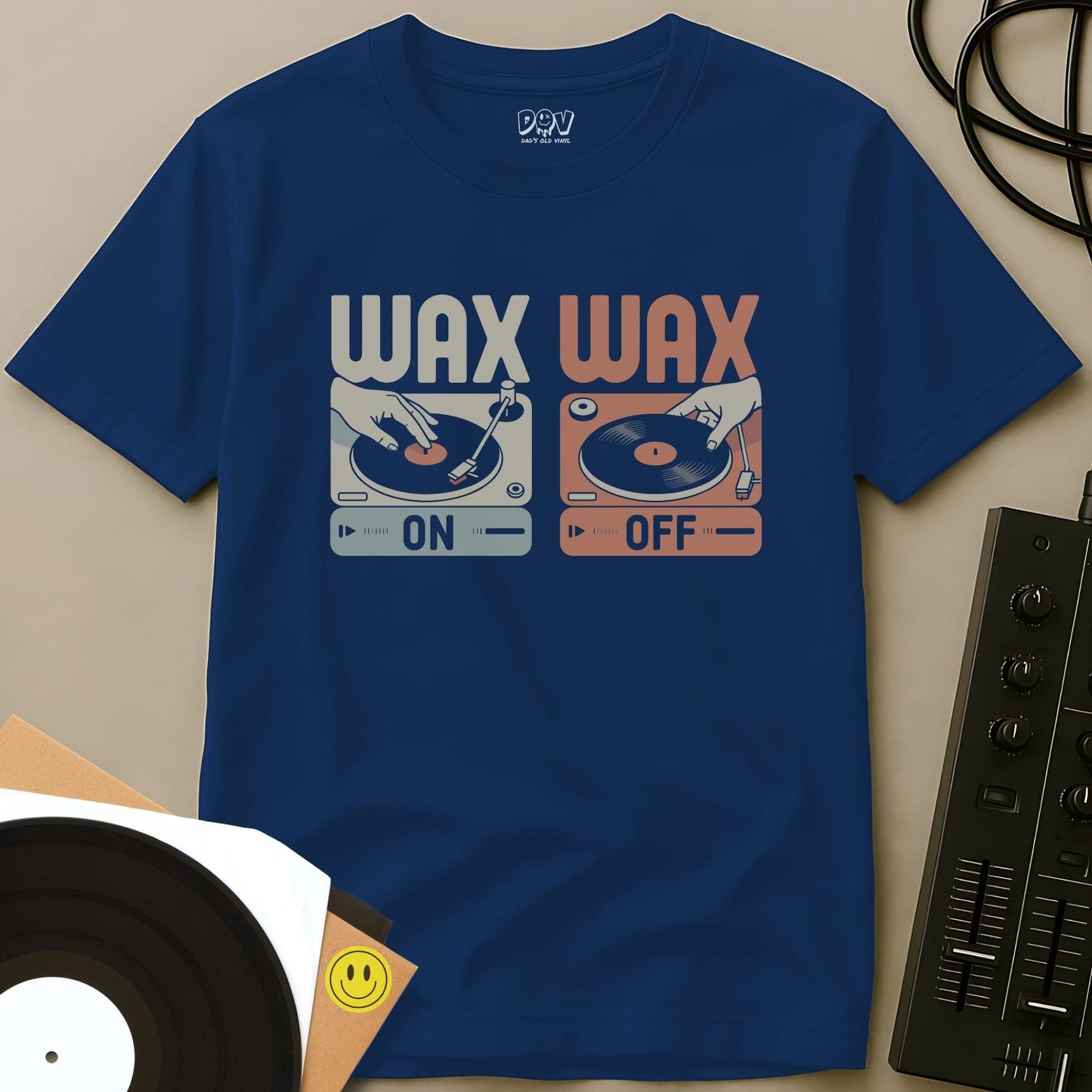 Wax On Wax Off T-Shirt Royal / S Wax On Wax Off T-Shirt