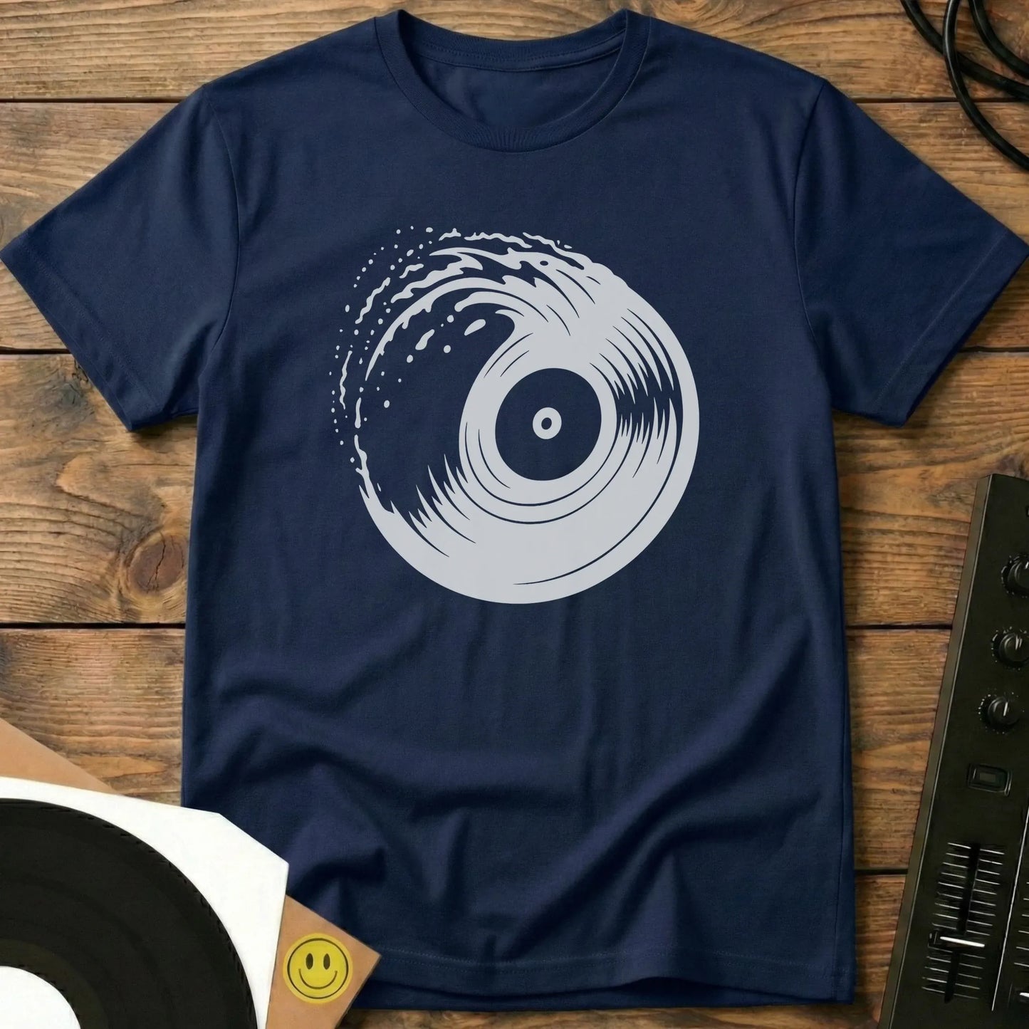 Wax Wave T-Shirt Navy / S Wax Wave T-Shirt