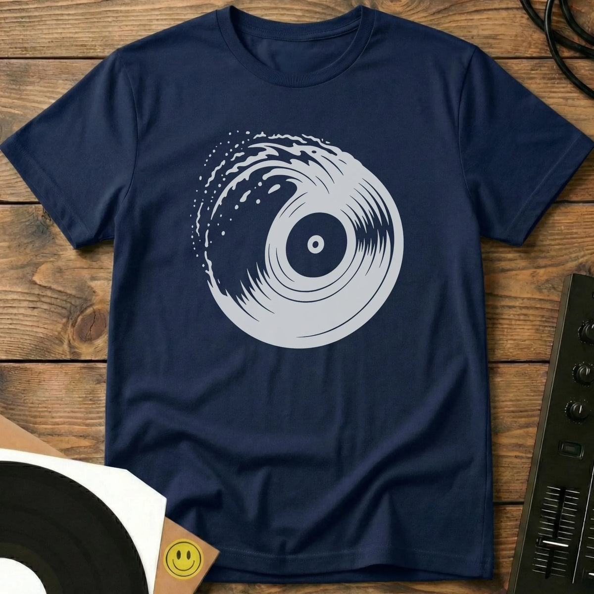 Wax Wave T-Shirt Navy / S Wax Wave T-Shirt