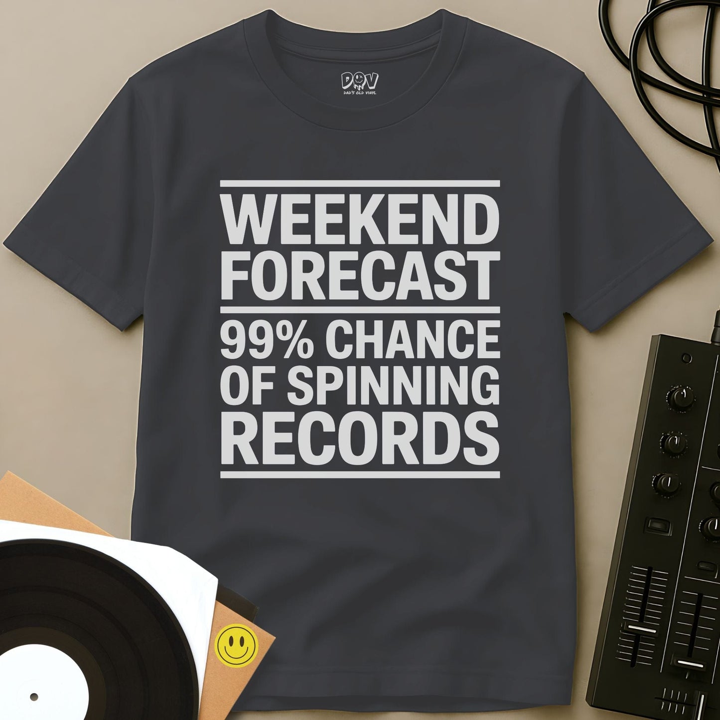 Weekend Forecast T-Shirt Charcoal / S Weekend Forecast T-Shirt