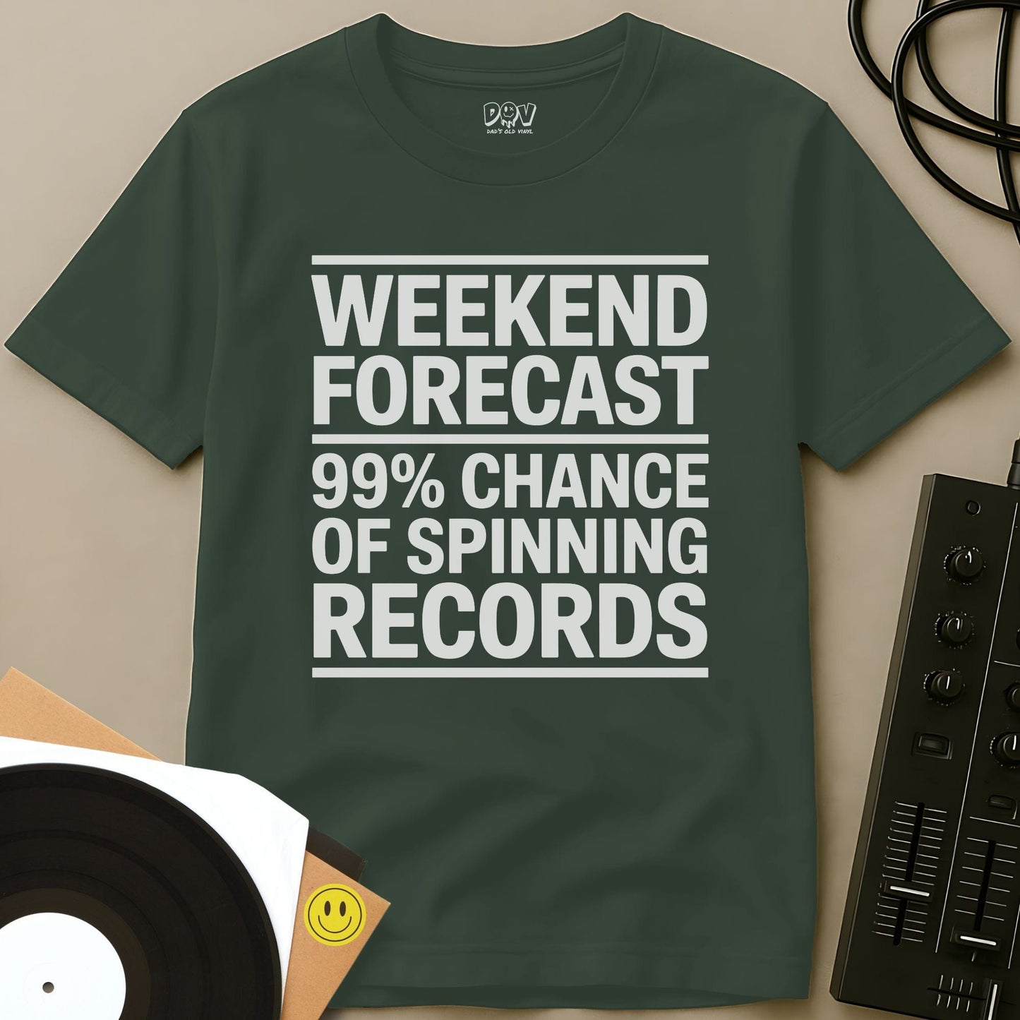 Weekend Forecast T-Shirt Military Green / S Weekend Forecast T-Shirt