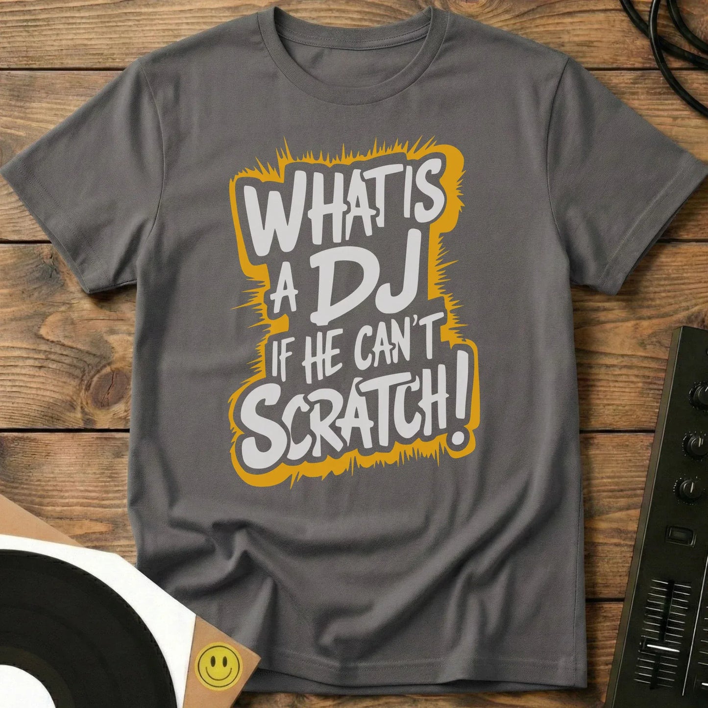 What Is A DJ T-Shirt Charcoal / S What Is A DJ T-Shirt