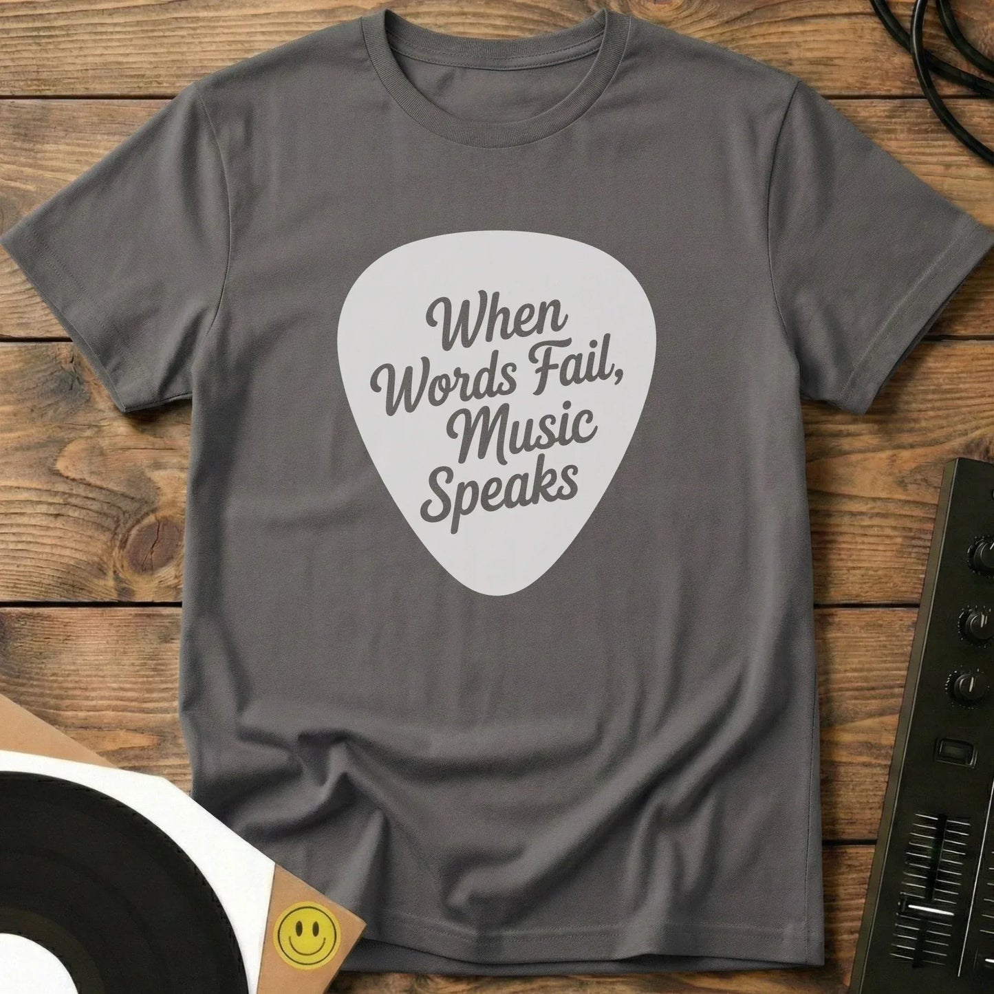 When Words Fail T-Shirt Charcoal / S When Words Fail T-Shirt