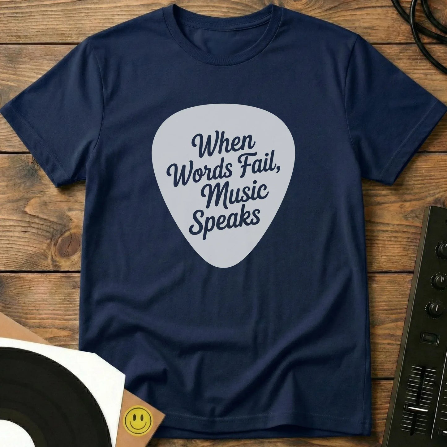 When Words Fail T-Shirt Navy / S When Words Fail T-Shirt