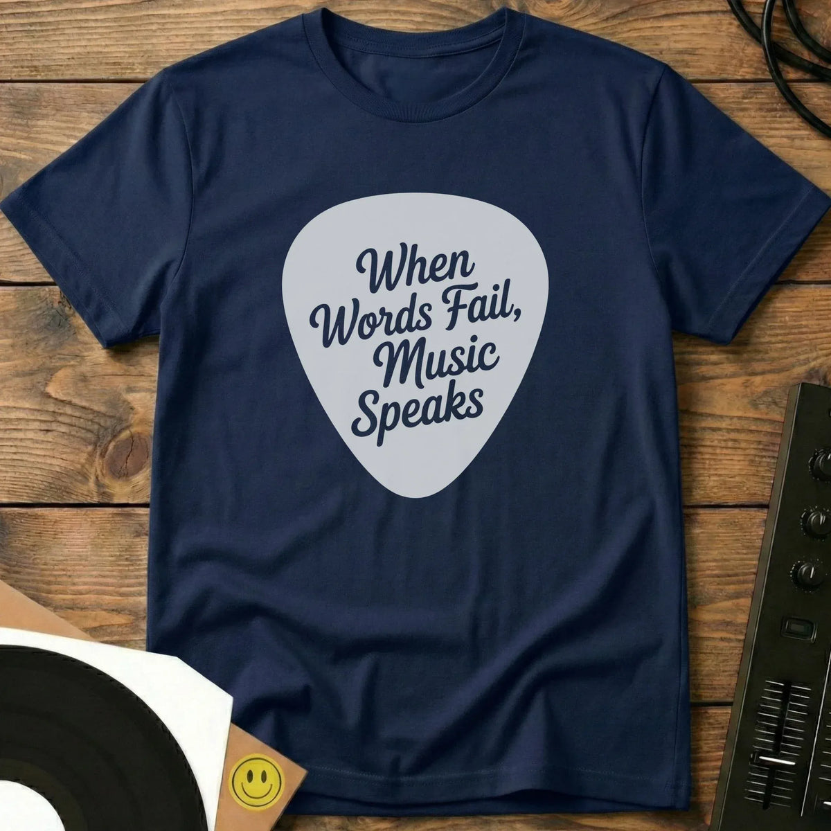 When Words Fail T-Shirt Navy / S When Words Fail T-Shirt