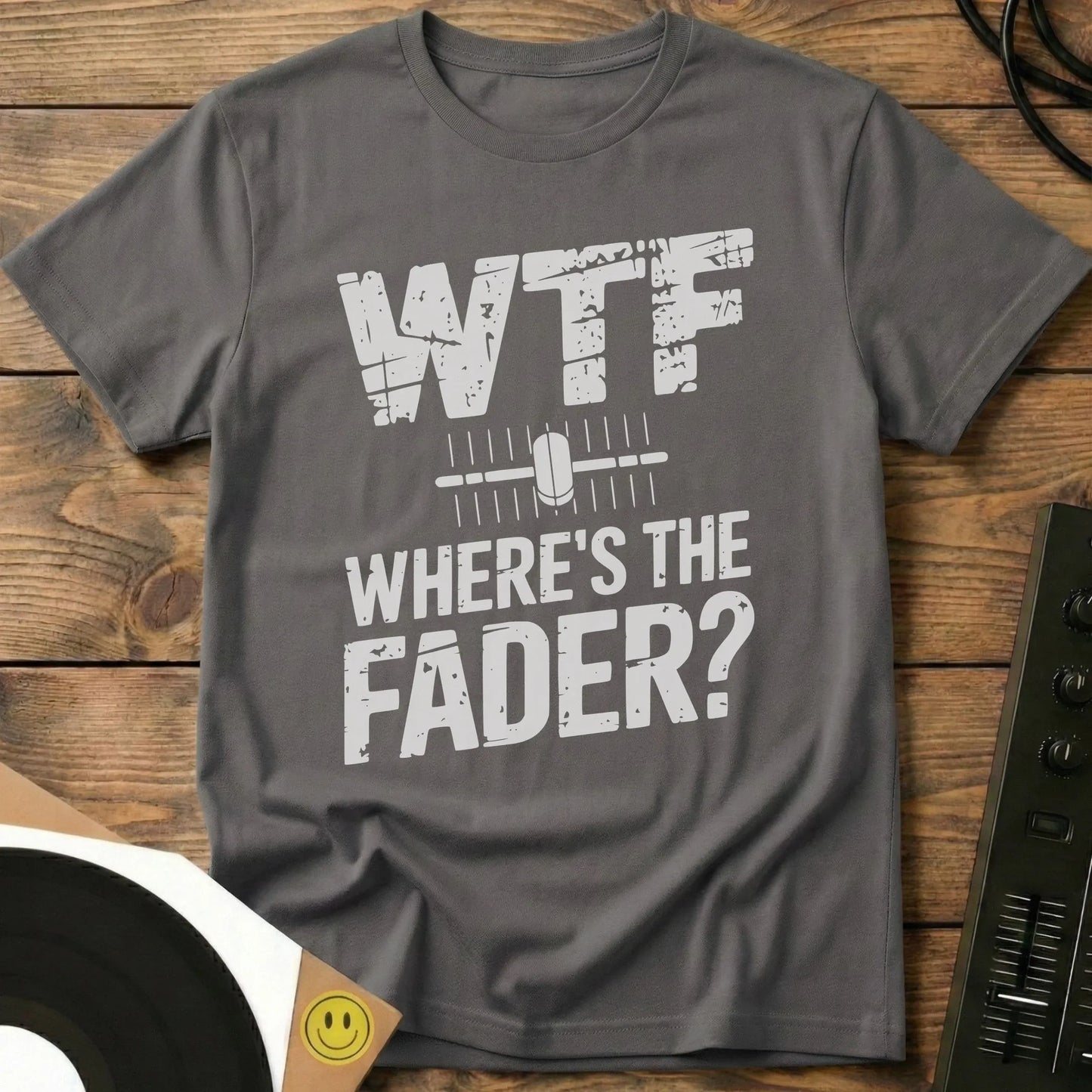 Where's The Fader T-Shirt Charcoal / S Where's The Fader T-Shirt