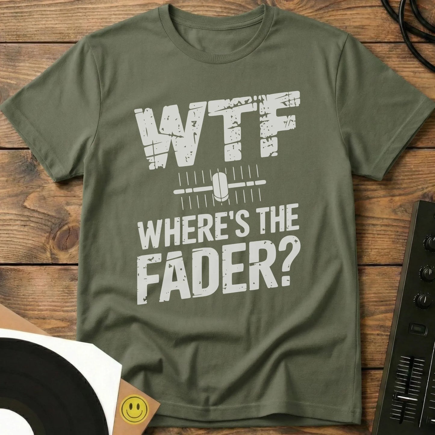 Where's The Fader T-Shirt Military Green / S Where's The Fader T-Shirt