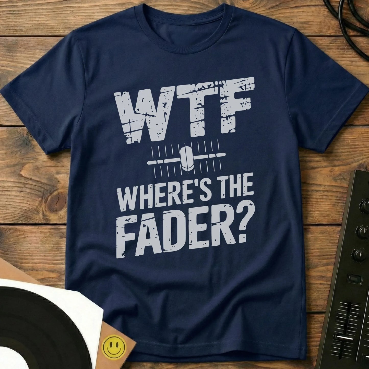 Where's The Fader T-Shirt Navy / S Where's The Fader T-Shirt