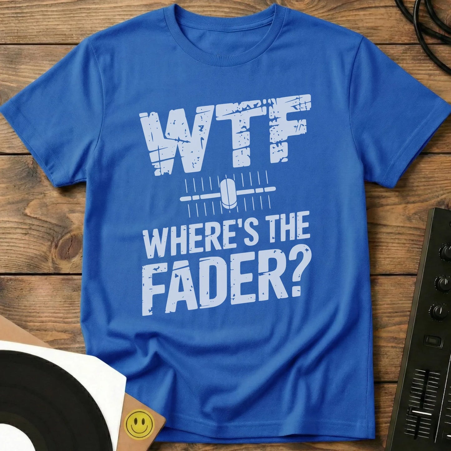 Where's The Fader T-Shirt Royal / S Where's The Fader T-Shirt