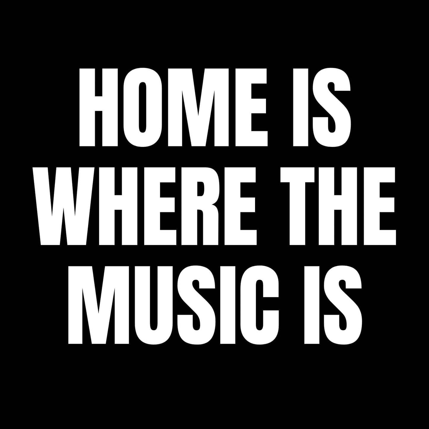 Where The Music Is T-Shirt Where The Music Is T-Shirt