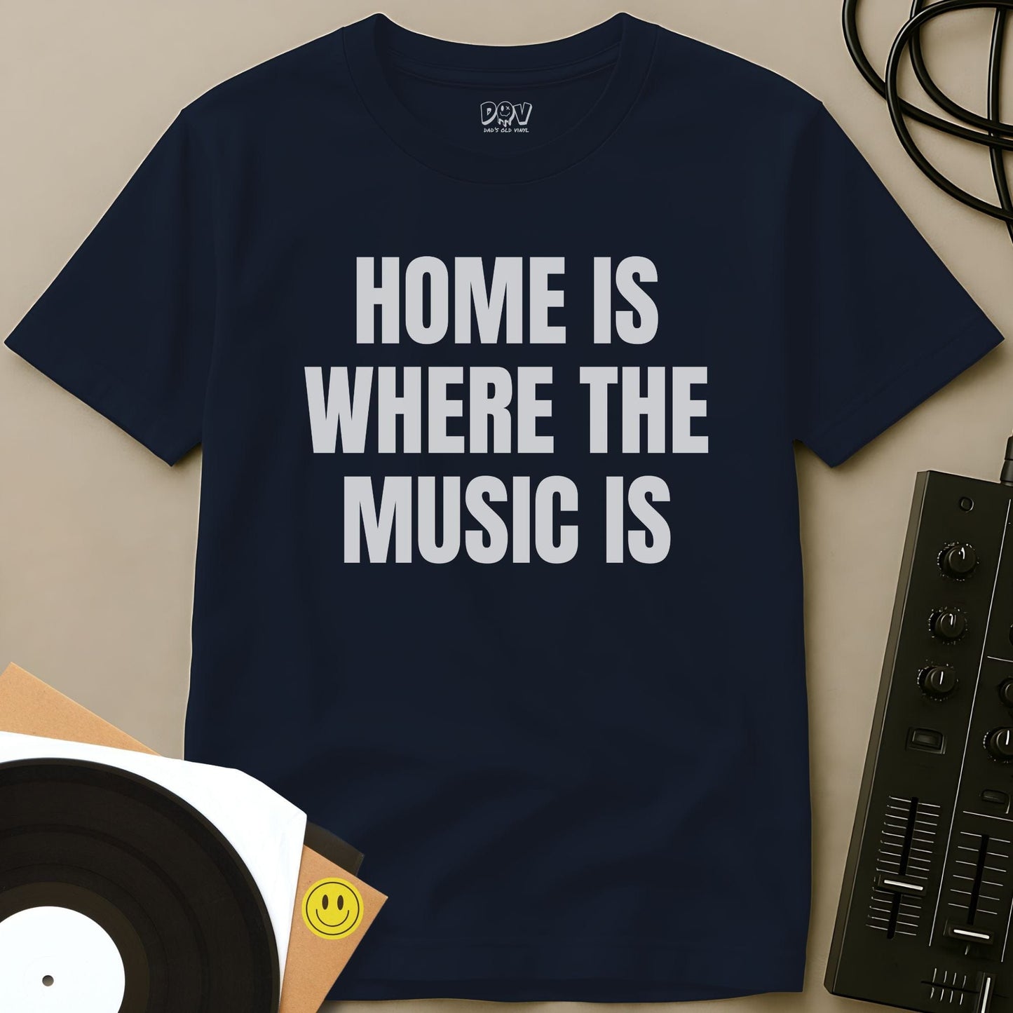 Where The Music Is T-Shirt Navy / S Where The Music Is T-Shirt