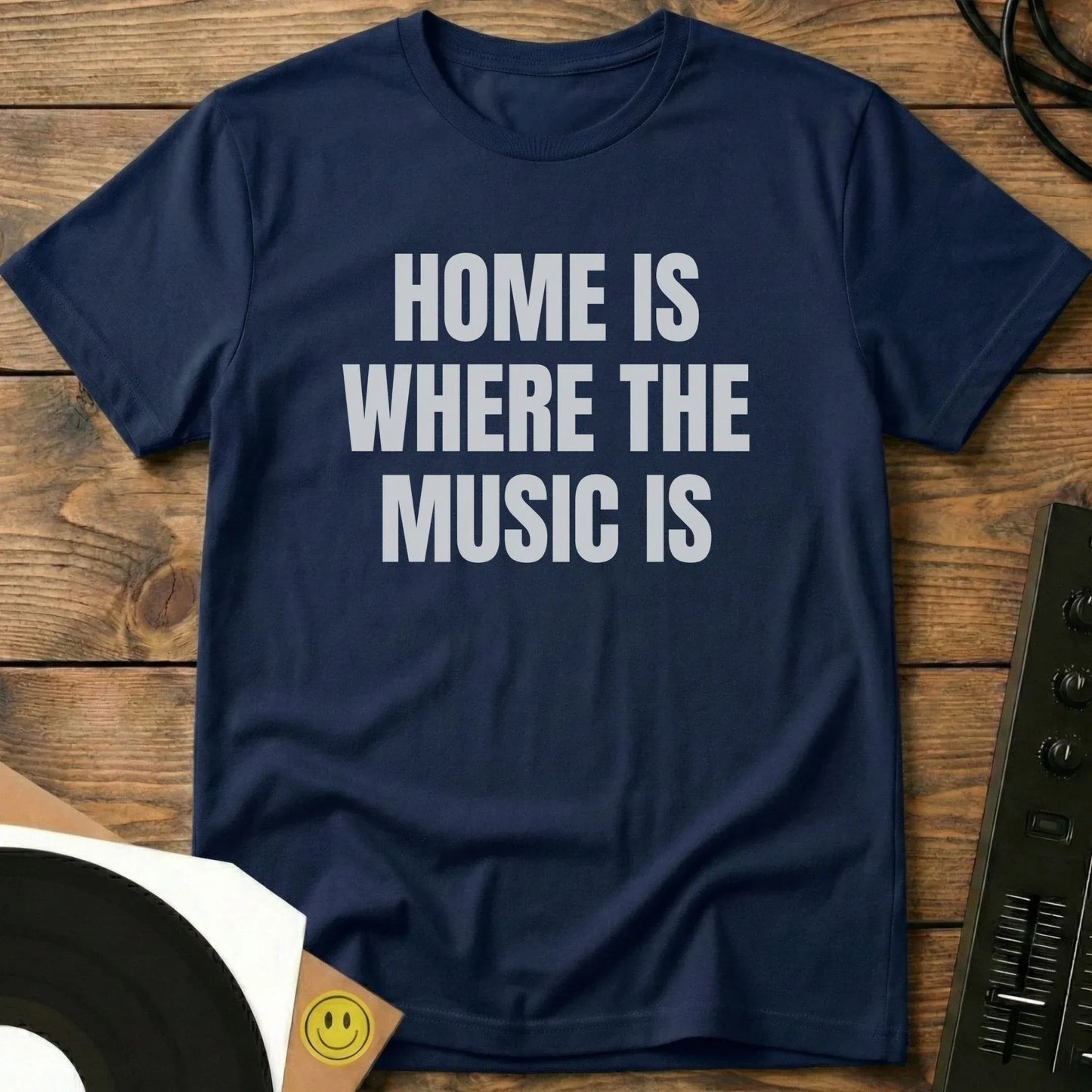 Where The Music Is T-Shirt Navy / S Where The Music Is T-Shirt