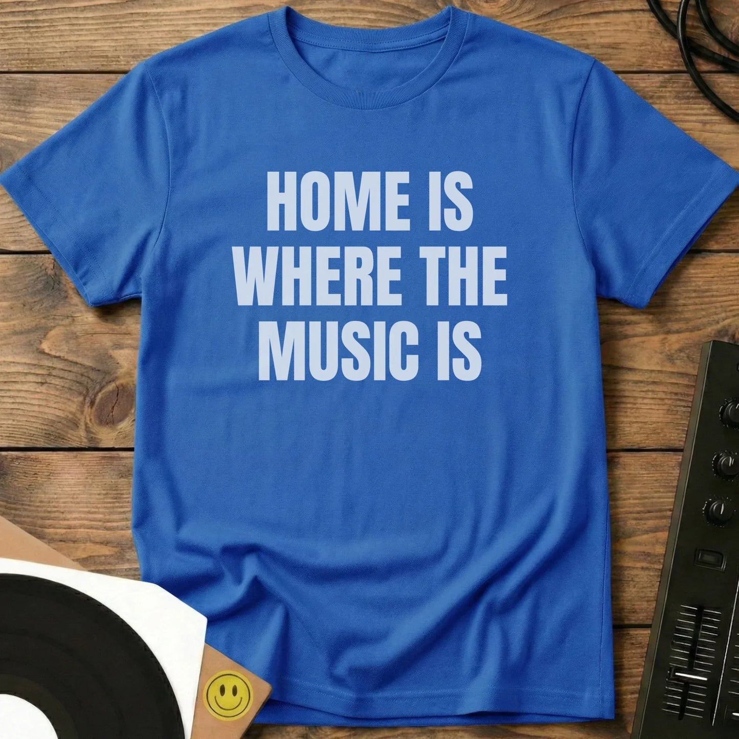 Where The Music Is T-Shirt Royal / S Where The Music Is T-Shirt