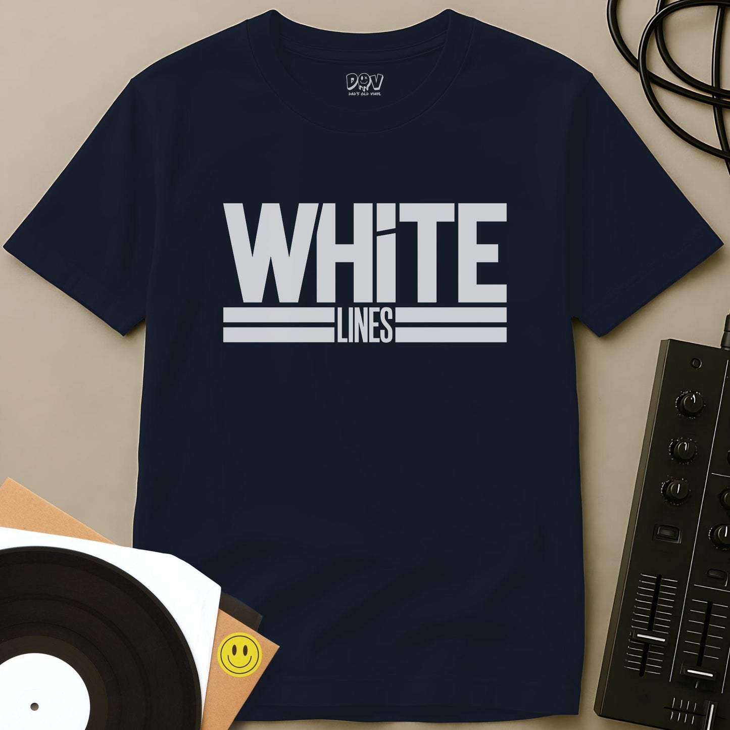 White Lines T-Shirt Navy / S White Lines T-Shirt