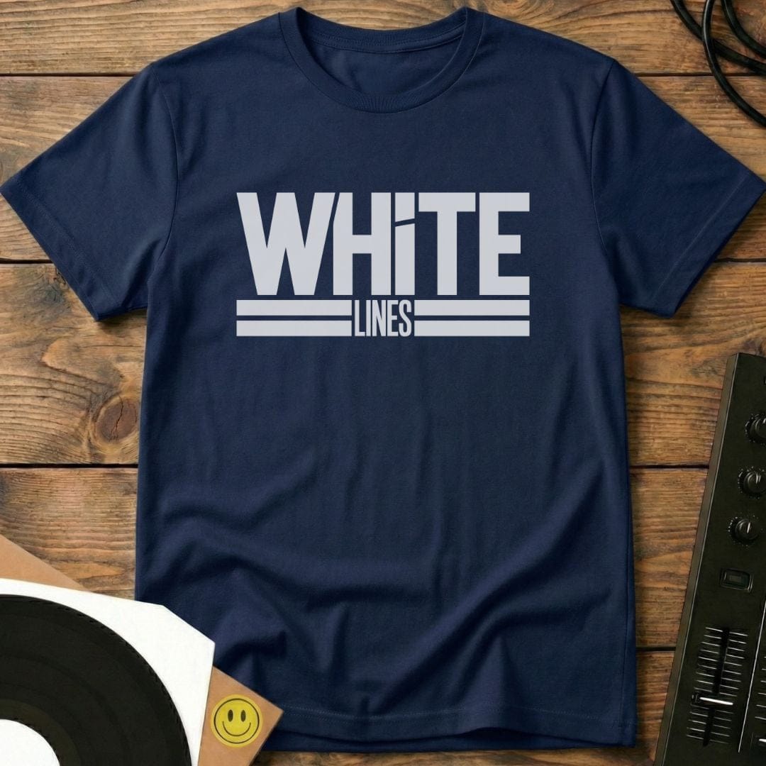 White Lines T-Shirt Navy / S White Lines T-Shirt