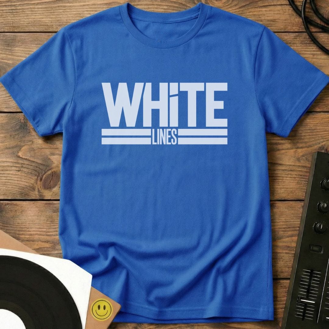 White Lines T-Shirt Royal / S White Lines T-Shirt